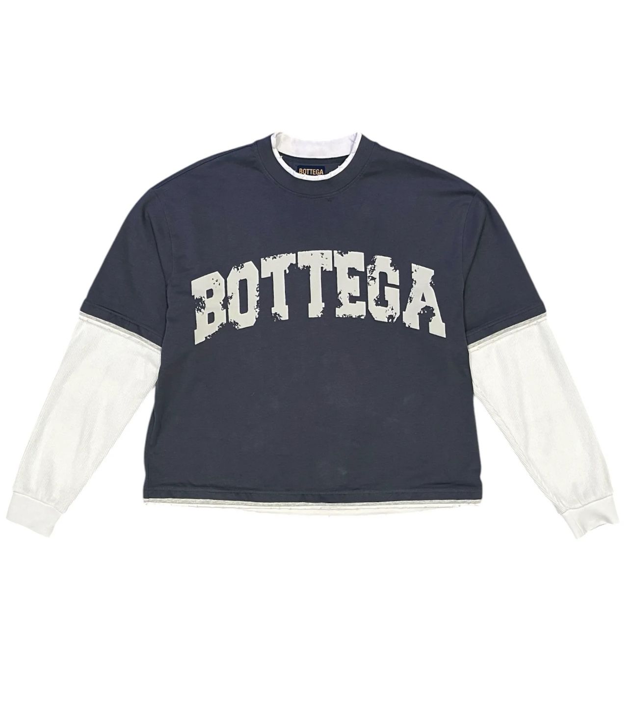 Bottega Desires BLUE WAR LONG SLEEVE T-SHIRT Small
