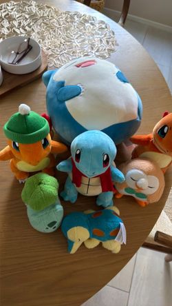 Pokemom plushies
