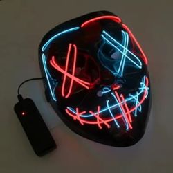 LED Glow In The DARK HORROR MASK