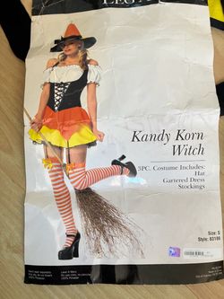 Kandy Korn Witch Halloween Costume Size S