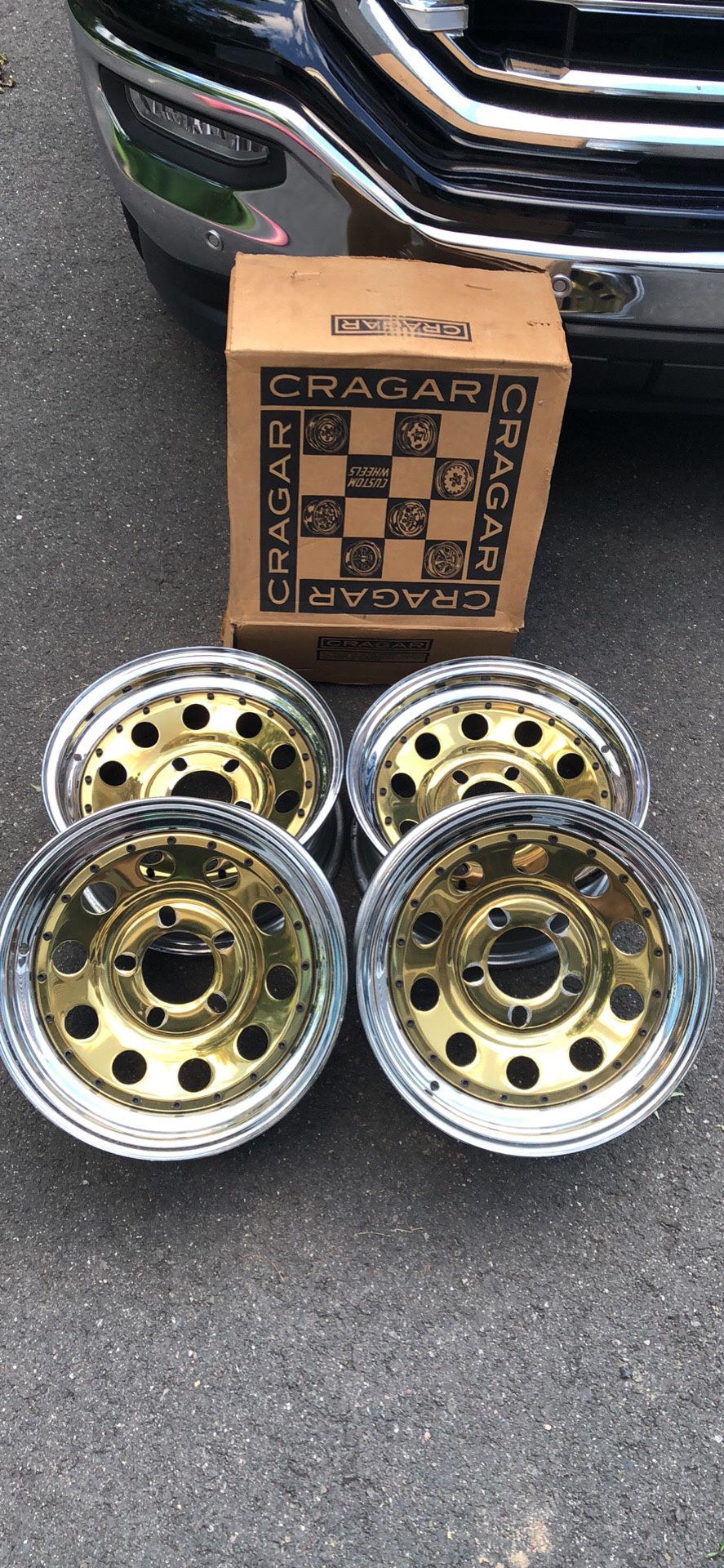 Cragar custom rims 14x6 5x5 bolt pattern