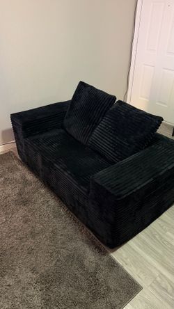 63’ memory foam loveseat sofa