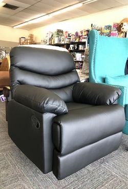 Leather Recliner, Brand new