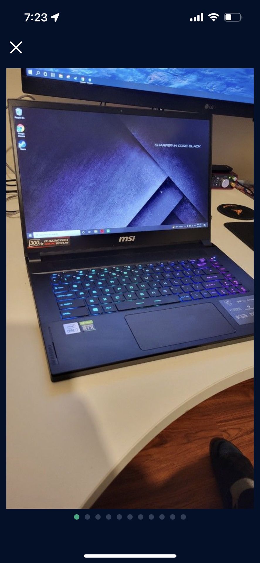 MSI Gaming Laptop - GS66 Stealth, RTX 3070, i7 10870H, 32 GB RAM 