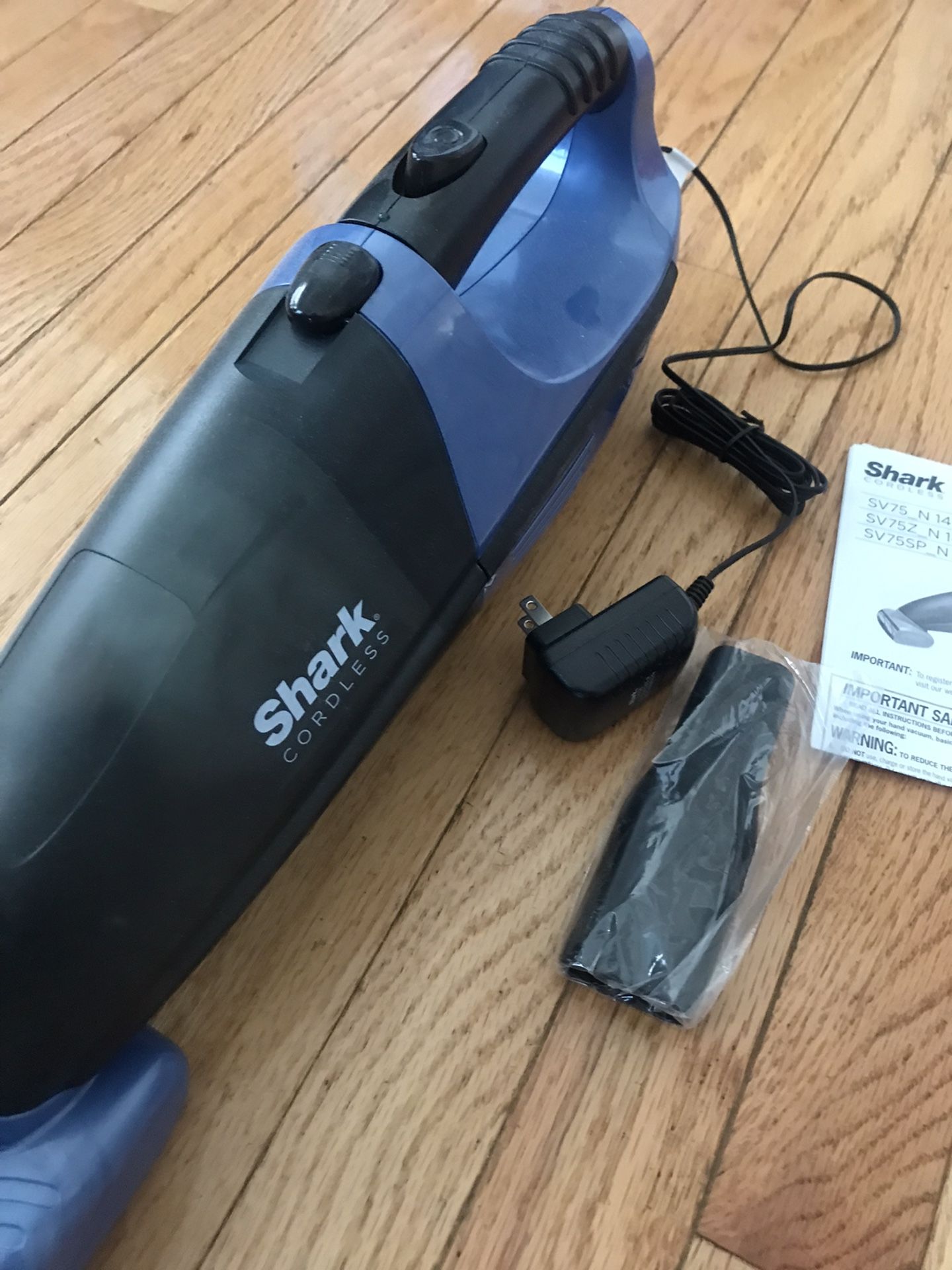 Shark Cordless Pet Perfect Handheld Vacuum - Blue and Charcoal