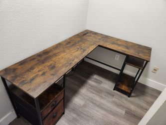 L shaped desk
