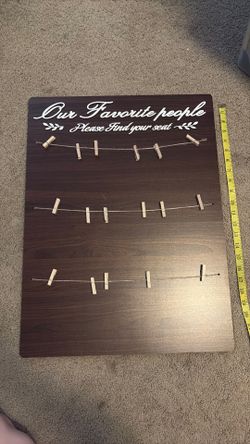 Seating Chart for wedding