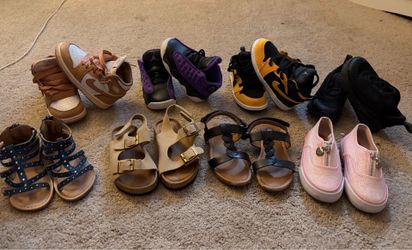 Toddler girl shoes (size 6.5-8c)