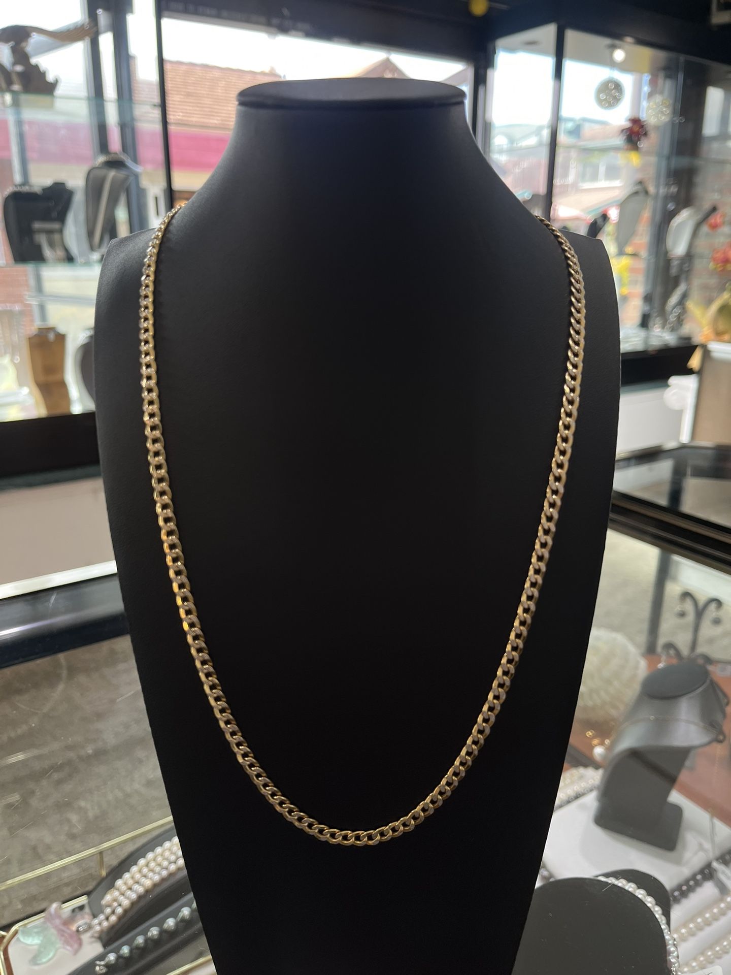 14K Gold Curb Link Chain