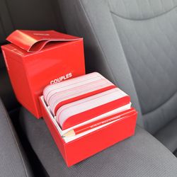 We’re not really strangers couple card game