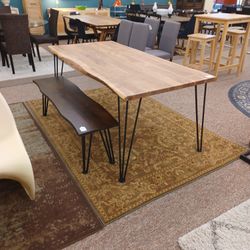 Acacia Live Edge Dining Table