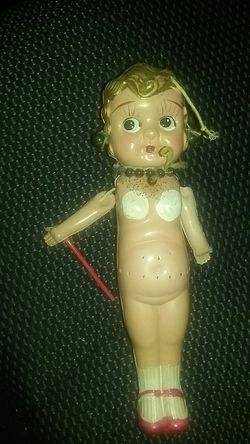 Antique Celluloid Kewpie Doll Flapper