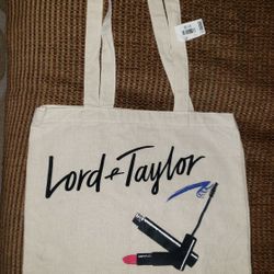 LORD & TAYLOR Tote Bag NEW w Tag