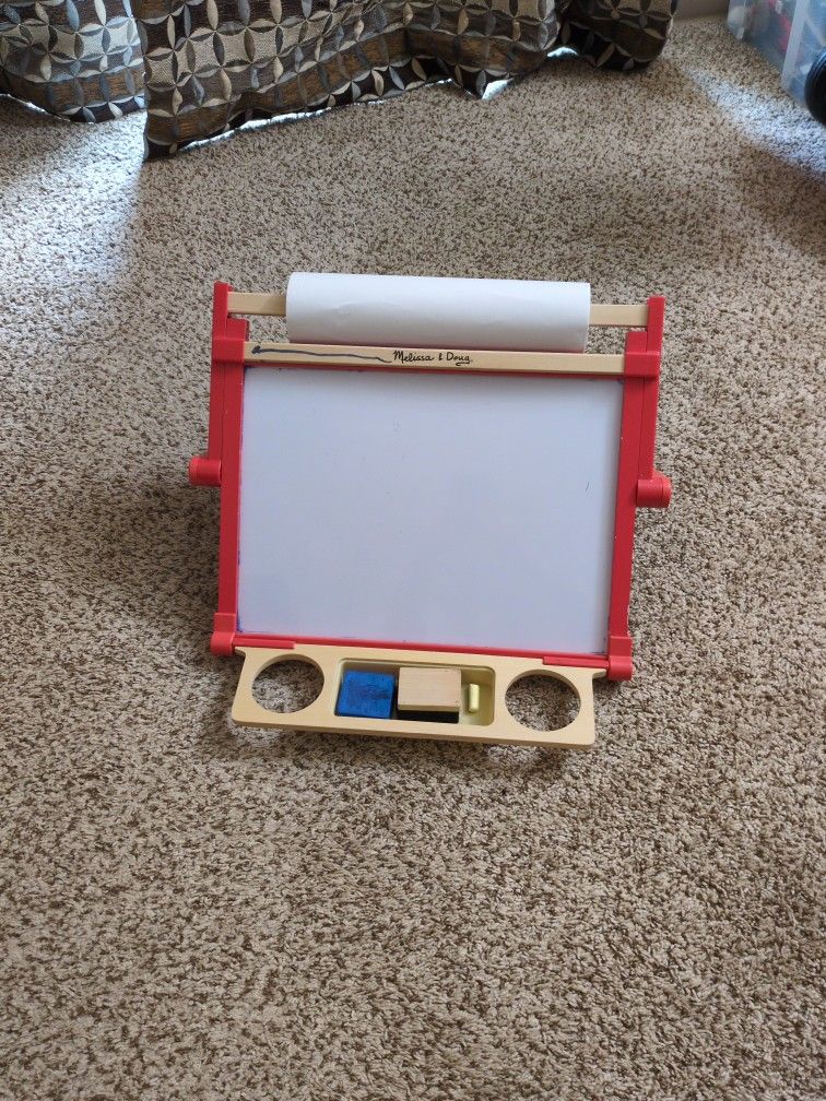 Melissa And Doug Deluxe Double Sided Tabletop Easel