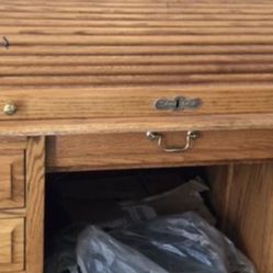 Antique Roll Top Desk