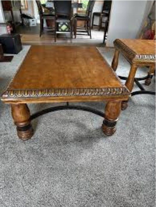 Coffee Table and 2 End Tables