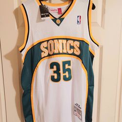 Seattle Sonics Jersey Adult Size Large New