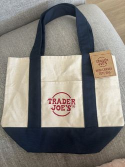 Brand NEW! Trader Joe's Mini Canvas Tote Bag