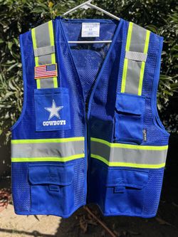 DALLAS COWBOYS / BLUE SAFETY VEST / XL