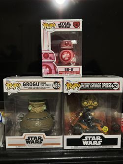 Limited Edition Exclusive Star Wars Funko Pops