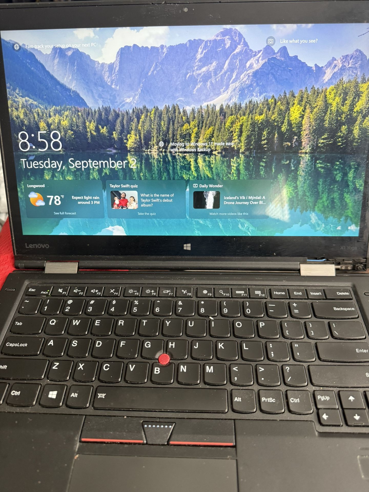 Lenovo Thinkpad Touchscreen Laptop