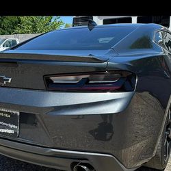 Set Of Blacked Out Bow Ties Emblems, Blacked Out Lights For Sale  - Chevy Camaro 