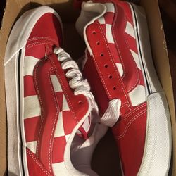 Vans Knu Skool Red Checkered 