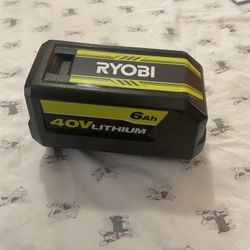 Ryobi 40v 6AH Battery