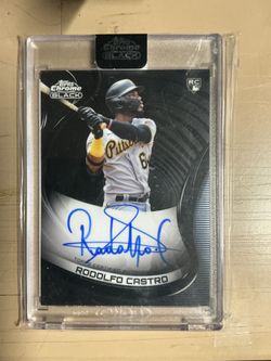 2022 Topps Chrome Black -rookie Rudolfo Castro Autograph