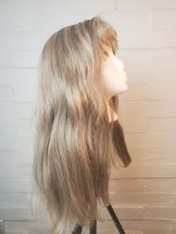 Realistic Thick Blond Wig Synthetic Long