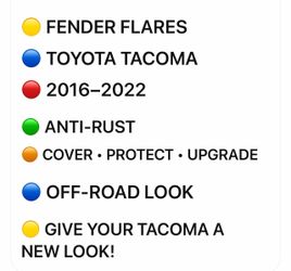 Fender Flares TACOMA