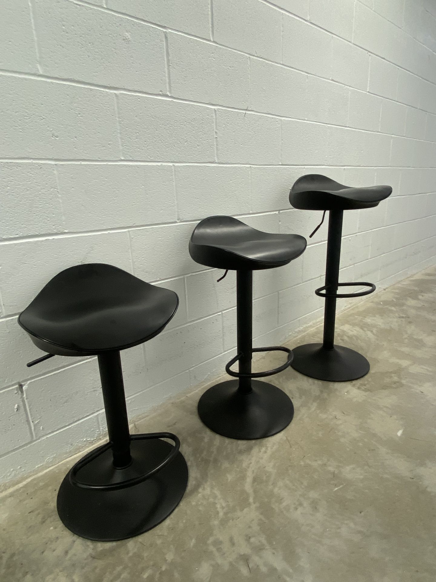Bar Stools, Black Hight Adjustable