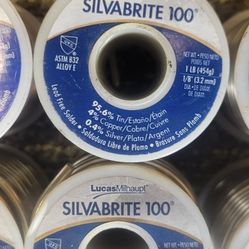 Silvabrite 100 1lb Solder