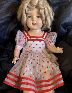 BEAUTIFUL Unmarked Composition Doll 27"