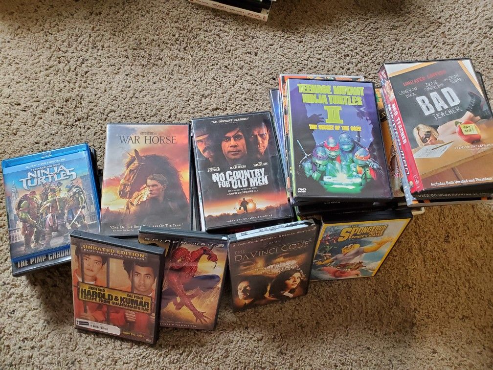 DVD and Blu-ray lot