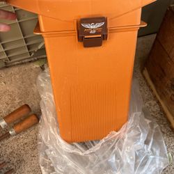 Fishing Tackle Box And Cooler Seat 