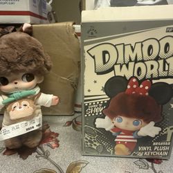 DIMOO WORLD × DISNEY Series-Vinyl Plush Keychain Confirmed Bix