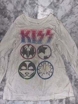 KISS Band Long Sleeve Graphic Shirt