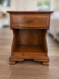 Antique Solid wood nightstand