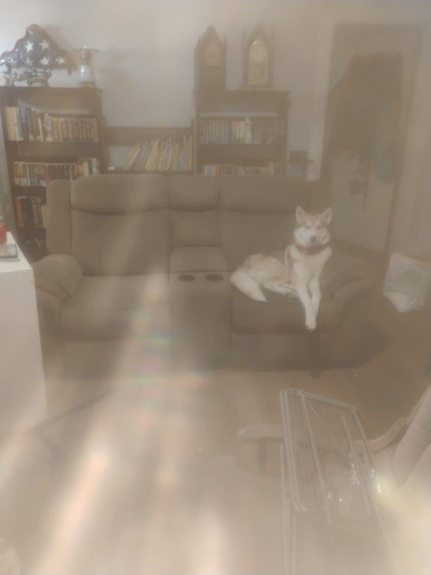 Reclining Couch, With Charging Ports