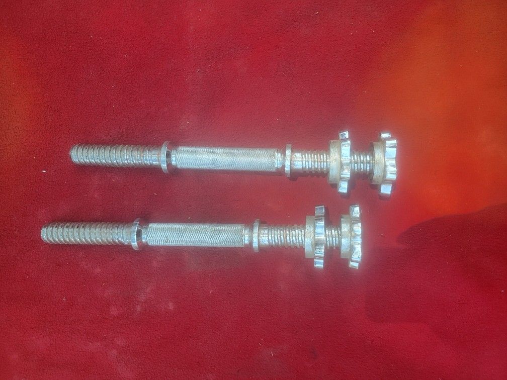 1" HOLE BARS. READ THE DESCRIPTION
EZ-CURL BAR.-30$
TRICEP BAR.-35$
2-DUMBBELL HANDLES-20$. 6'STRAIGHT BAR-35$
11525 S HALSTED.dunkin Donuts/
7111