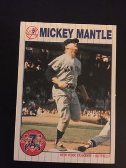 Mickey Mantle card