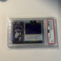 2023 PANINI ONE | PRECISION PATCH AUTOGRAPH [#2/99]  PSA 7