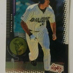1999 Ionix Arizona Diamondbacks Travis Lee Upper Deck Baseball Card #3