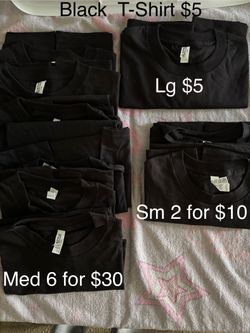 New Black T Shirts 