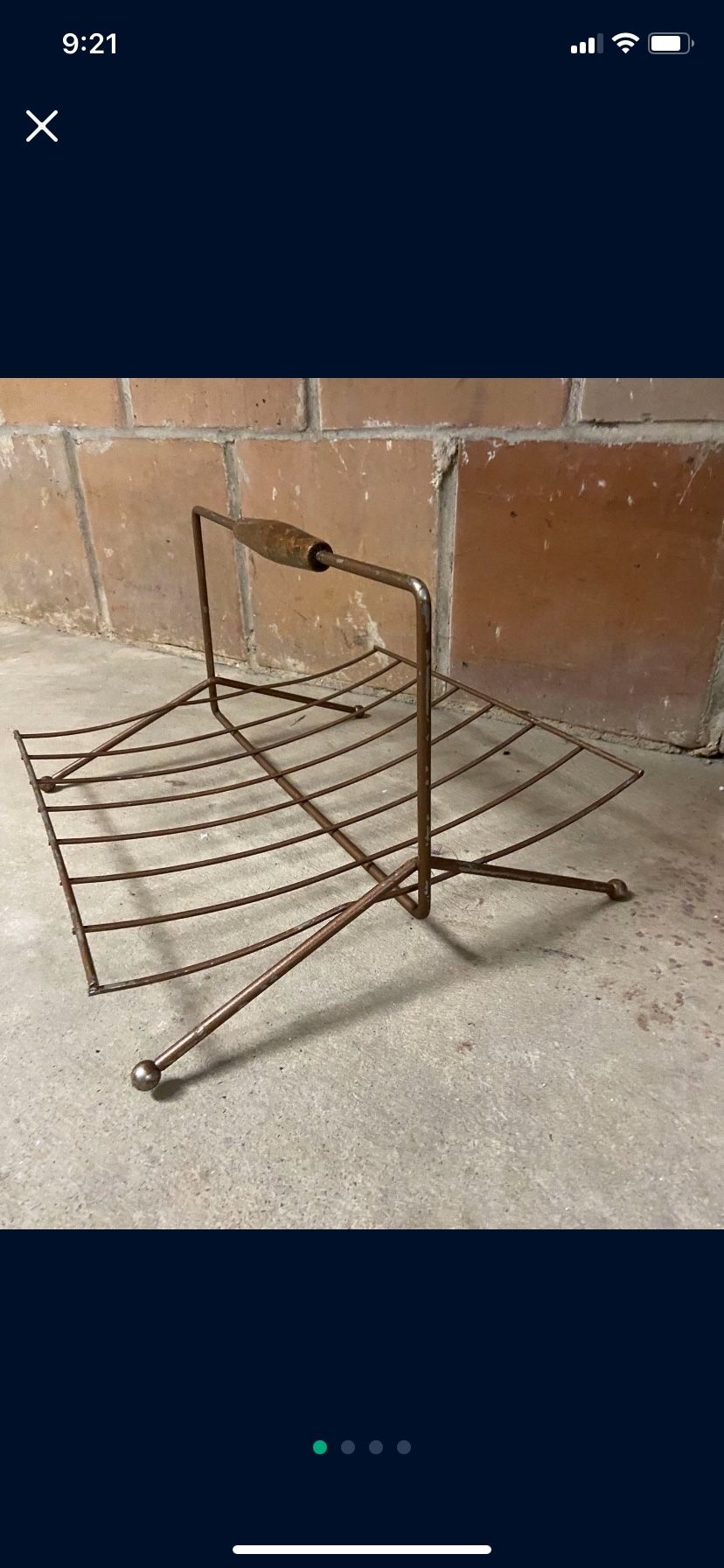 Mid Century Magazine Rack