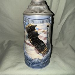 Vintage 1996 Statue Of Liberty Stein