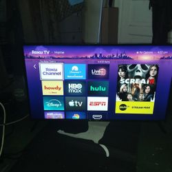 Insignia Roku Smart TV 40" Inch Model: E39G4QNKDWBGNNX Remote control Includes 