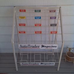Vintage Magazine Rack For Sale