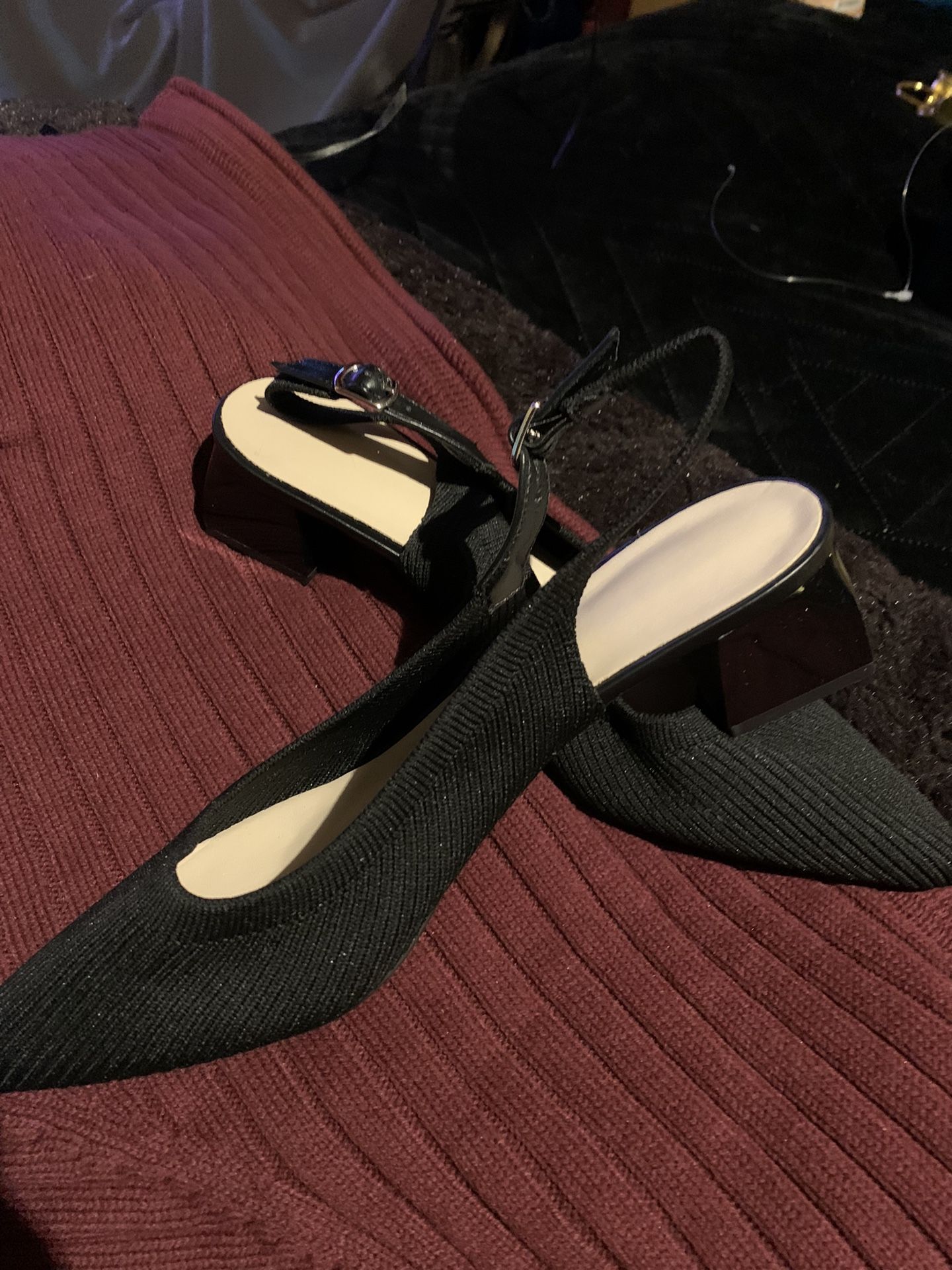 Black Low Heel